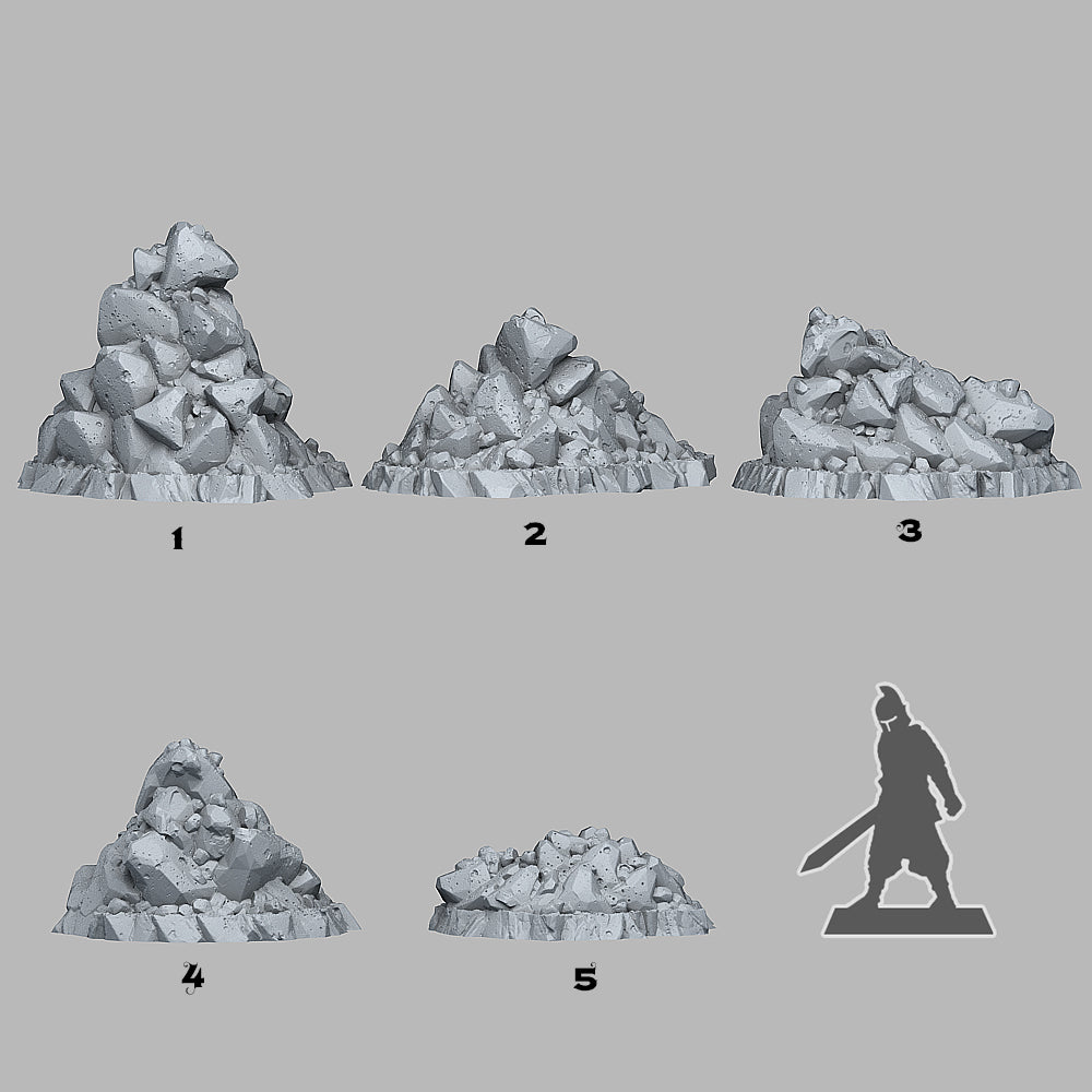 NATURAL PILE OF ROCKS