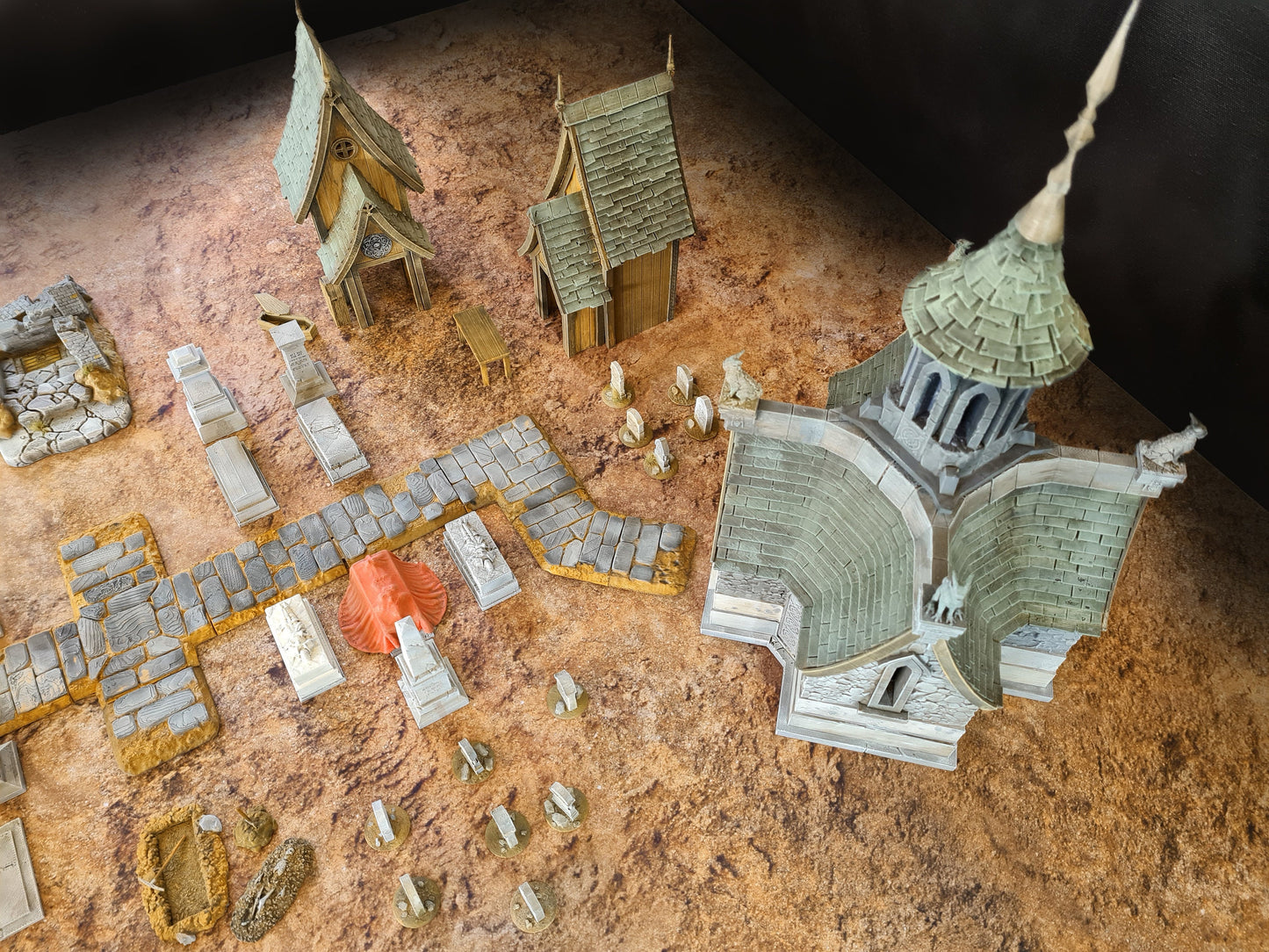 Ghastly Graves- Broken Headstones Set of 8