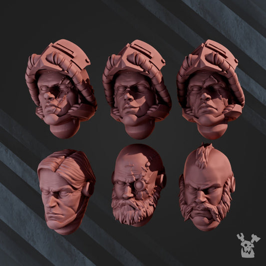 Dawnguard Heads - Set of 6
