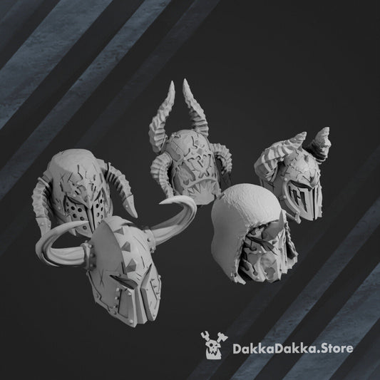 Knights of the Dark Side Heads x5
