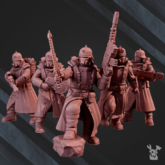 2nd Death Division Infantry Squad - Set of 5