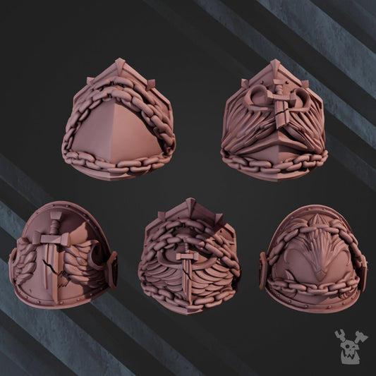 1st Legion Winged Lions Shoulder Pads x10