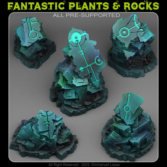 ALIEN RUINS TOMBS by Fantastic Plants And Rocks