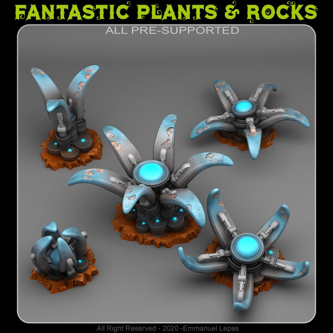 ROBOTIC FLOWERS by Fantastic Plants And Rocks